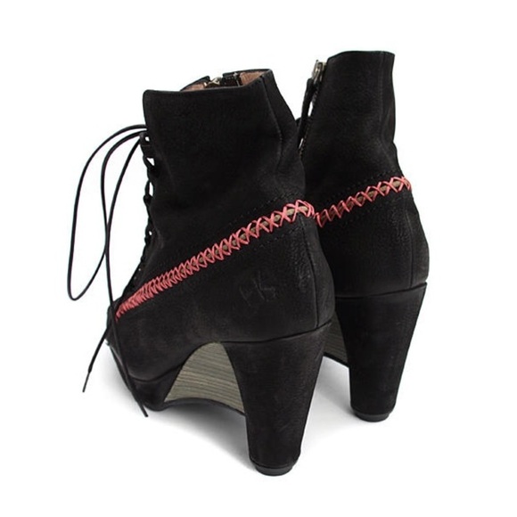 John Fluevog WRITES
ANGELOU Black Heeled Boots with Chunky Heel - Picture 3 of 13